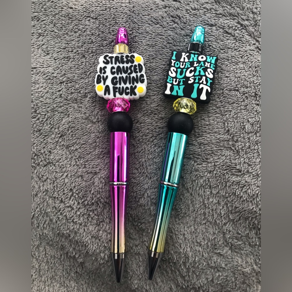 Sassy saying pens